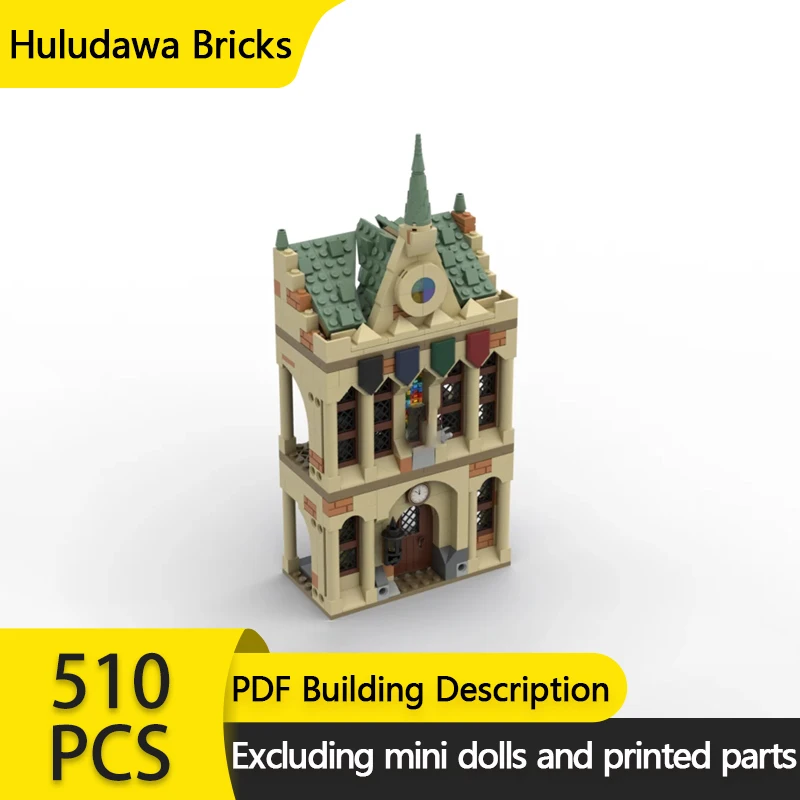 

Magical Movie Model MOC Building Bricks Castle Viaduct Entrance Modular Technology Gifts Holiday Assemble Children Toys Suit