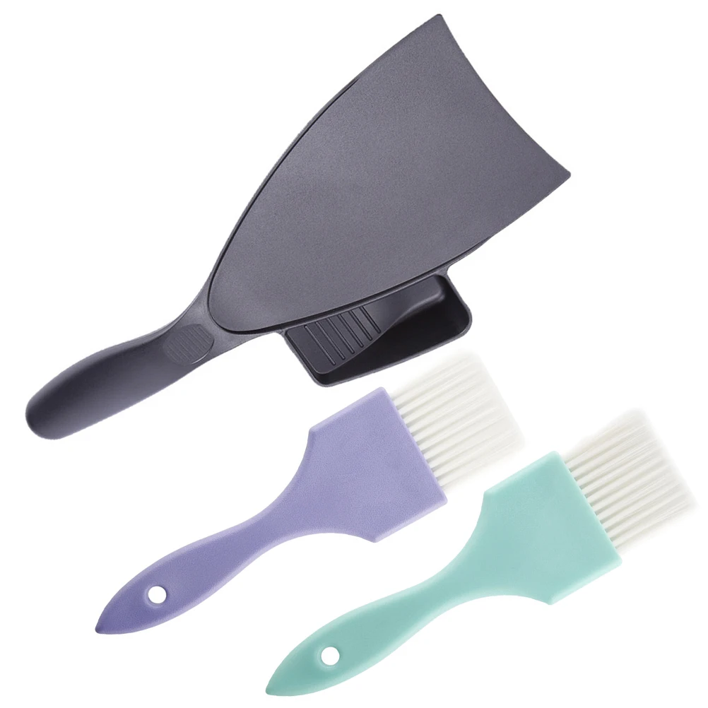 

3Pcs Hair Dye Tools No Mess Salon Kit Diy Hair Coloring Set Washable Reusable Accessories For Professional Use