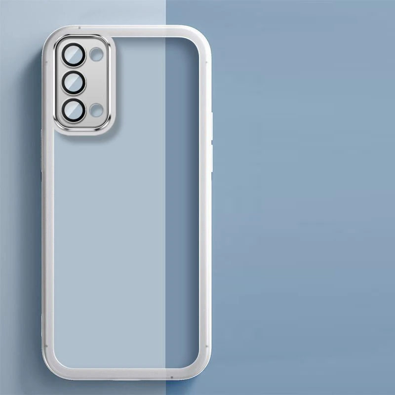 Para OPPO A74 5G funda Oppo A54 5G funda de teléfono OPPO A54 5G funda oppo A74 5G fundas protección de cámara cubierta trasera transparente