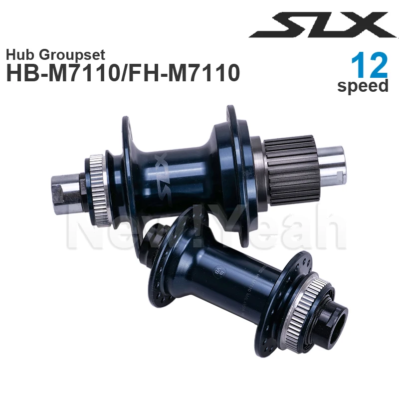 SHIMANO SLX M7100 M7110 HUB Groupset Front Hub 110 100x15 mm and Rear FREEHUB 148 142x12 mm E-THRU Axle  12-speed