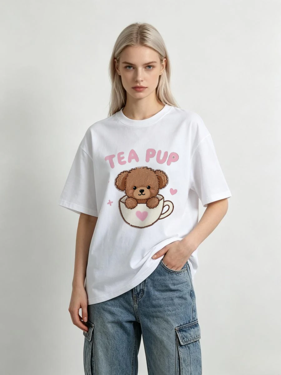 T-shirt Femme Certifié Vérifié Validé Établi Reconnu Accepté Approuvé Approuvé Polychrome Highstreet