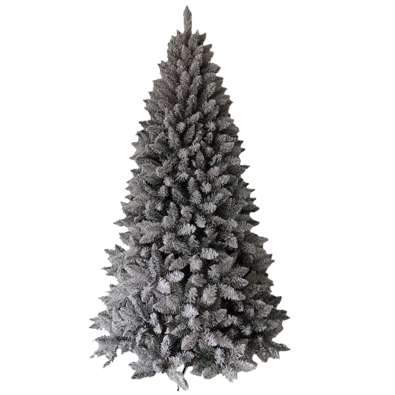 Christmas Tree with Snow Pine Cones and LED Lights Encrypted PVC Family Party Decorative Christmas Tree 120-210cm