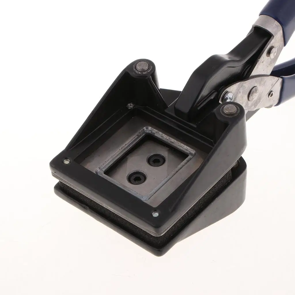 Stainless Steel Photo Punch Cutter Card Cutting Device Round Edge for ID Passport Picture Craft Scrapbook