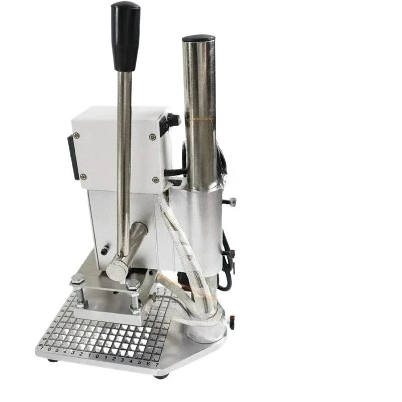 Manual Stamping Machine Leather Indentation Hot Stamping Stylizing Printer LOGO Pattern Machine Hot Press