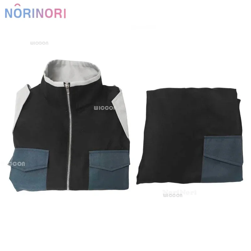 CyMonster. #   8 Anime Manga Kaiju No. 8 Wig Kostum Cosplay Kafka Hibino Gen Namuri Mina Ashiro Seragam Korps Pertahanan Pria Wanita