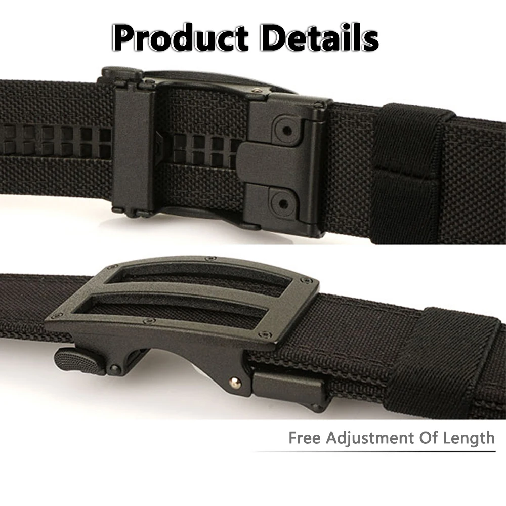 TUSHI, nuevo cinturón de varios tamaños para hombre, hebilla de Metal, cinturón táctico para trabajo al aire libre, herramientas para colgar, cinturones militares deportivos IPSC, accesorios