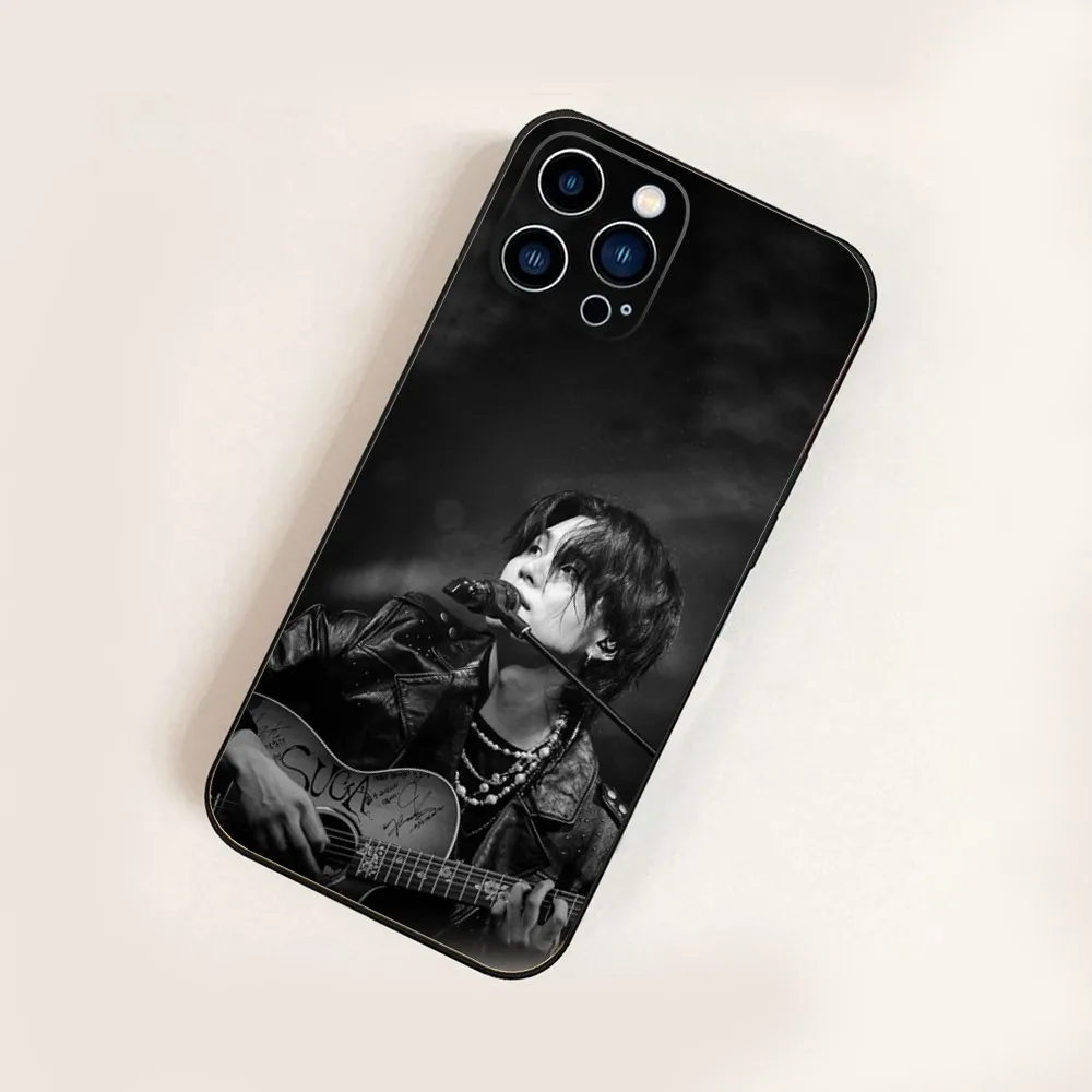 A-Agust D Yoongi S-Suga Phone Case  For IPhone 16,15,14,13,12,11,Pro,Max,Mini,8,7,Plus,SE2,X,XR,XS,MAX Silcone Soft Covers