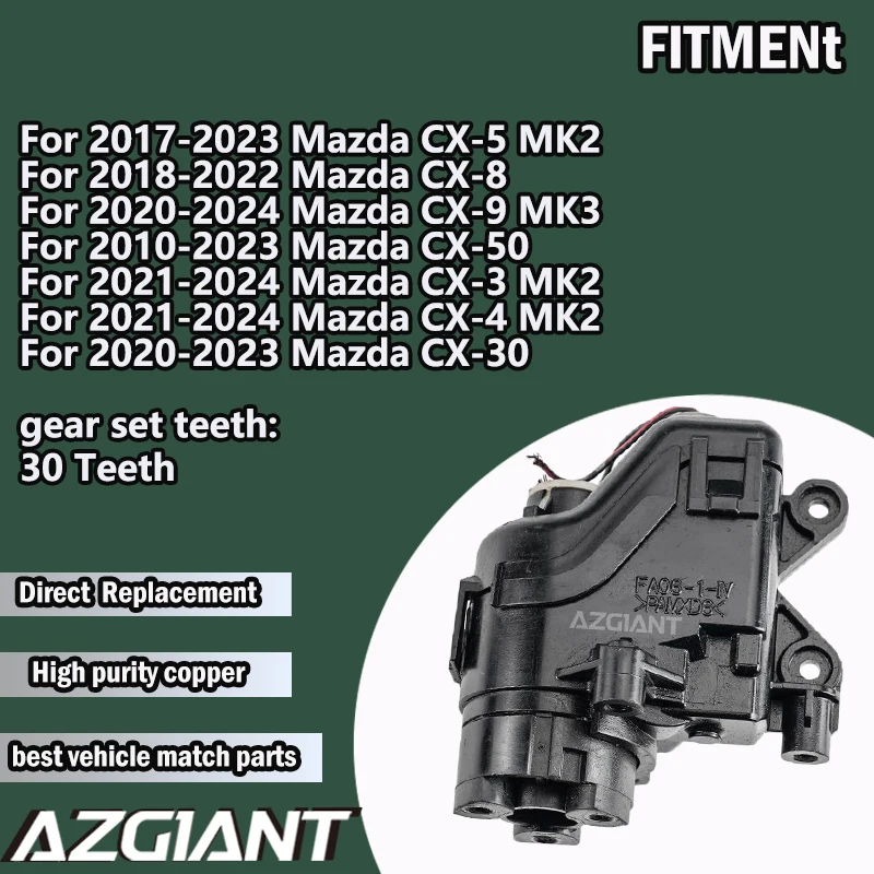 

For Mazda CX-5 CX-8 CX-9 CX-50 CX-3 CX-4 CX-30 Car rear view mirror Engine motor module R L spare parts General applicability