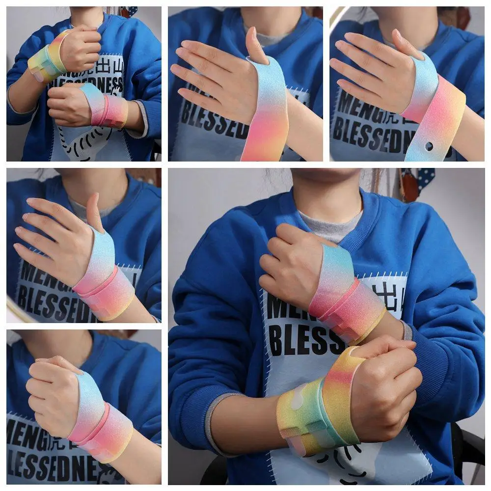 

Спортивный браслет, бандаж на запястье, иммобилайзер для большого пальца, бандаж для запястья, бандаж на запястье, градиент цвета, компрессионная боль