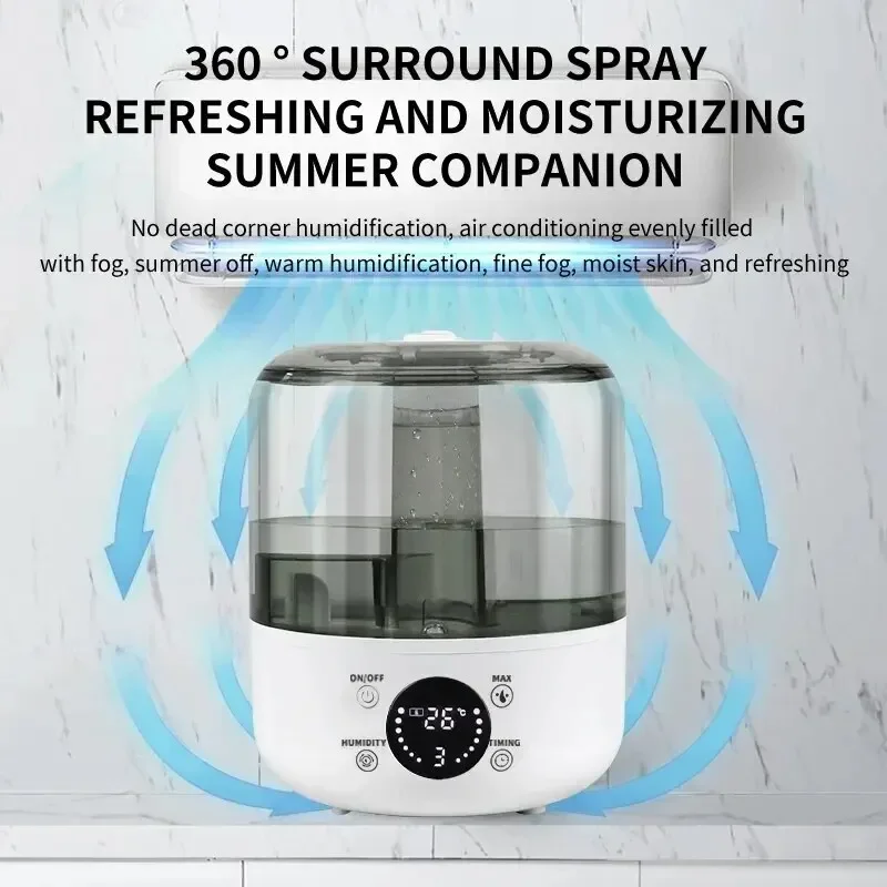 Large Capacity Quiet Aromatherapy Desktop Humidifier for Home Use Ideal for Bedroom and Office Air Conditioner Humidification