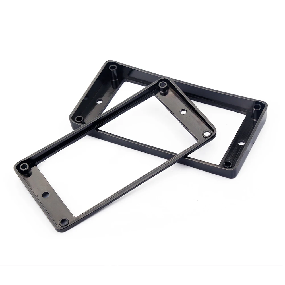 

2Pcs Black Arc Humbucker Frame Electric Guitar Metal Ring Durable Replacement Pickup Ring For Guitar Decoration Gifts