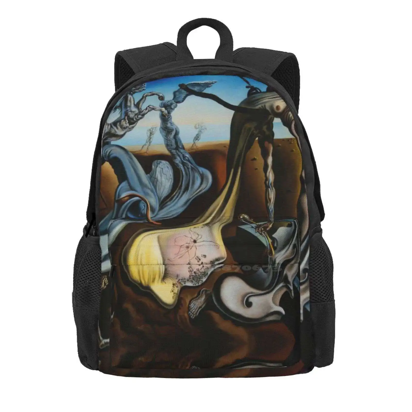 Savaldor Dali Spider Of The Evening Travel Laptop Bagpack School Bags Vintage Retro Classic Spider Evening Abstract Memory