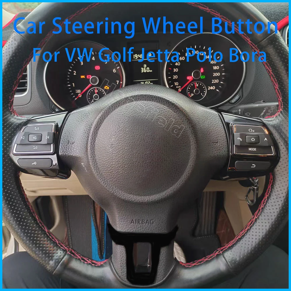 

Audio Media Volume Switch Steering Wheel Button for VW Golf 6 2010-2012 Polo Jetta Bora Sagitar Santana 2015 accessories tools