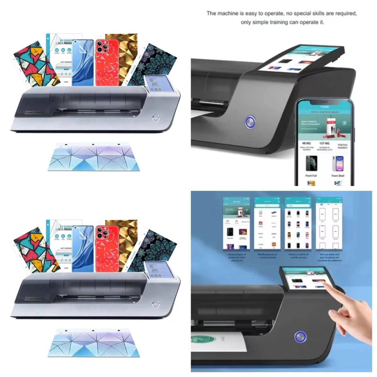 

WJW Original PC / Notebook Factory Direct Tpu Hydrogel Film Cutter Screen Protector Cutting Machine