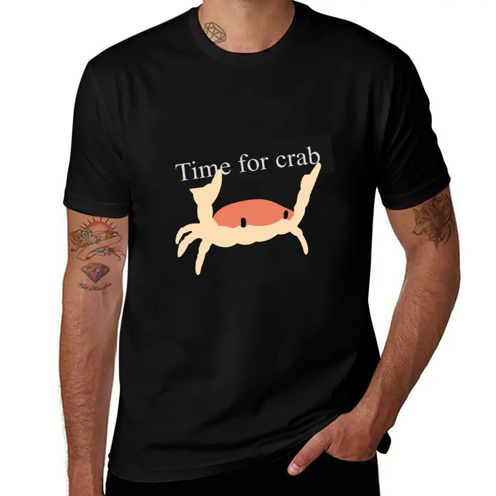 

Time for crab T-Shirt plus sizes graphic shirts cute tops sublime t shirts for men cotton