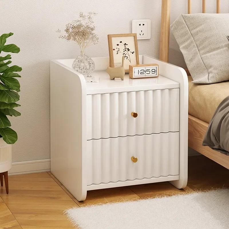 Nordic Simple Bedside Table Modern Unique Drawer Minimalist Nightstand Small Decor Cabinets Mesitas De Noche Bedroom Furniture