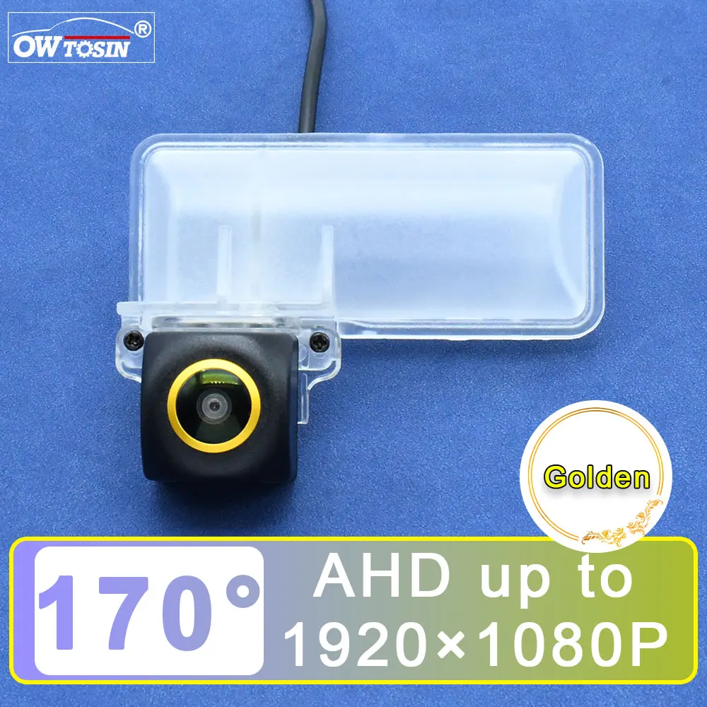 AHD 1080P 170° Golden Lens Vehicle Car Rear View Camera For Subaru Forester SJ 2014 2015 2016 2017 2018 Car Monitor