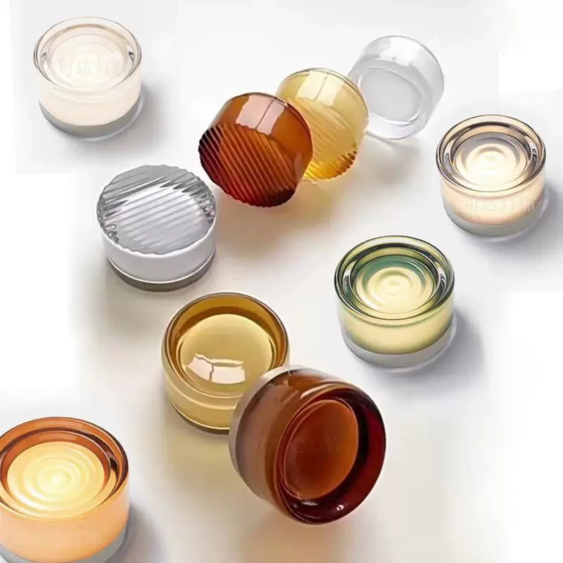 Modern Round Glass Wall Lamps LED Acrylic Corridor Aisle Lamp Minimalist Home Decor Living Room Porch Bedroom Bedside Wall Light