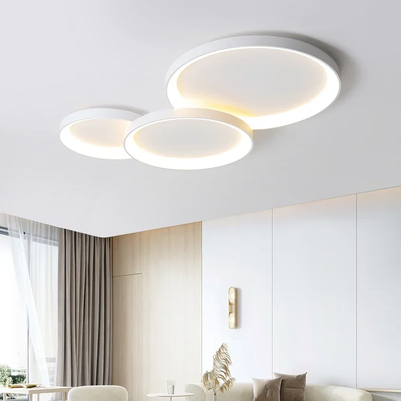 

Modern Round Smart Led Ceiling Lamp Lighting Living Room Bedroom Dimmable Simple Ceiling Lights Home Decor Lighting Lightfixture