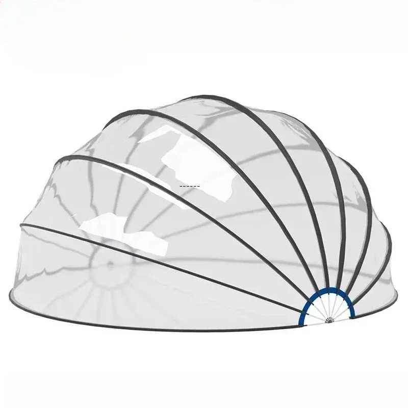 غطاء قبة حمام السباحة 15f قبة الشمس لحمام السباحة في الهواء الطلق فوق الأرض غطاء قبة حمام السباحة #5