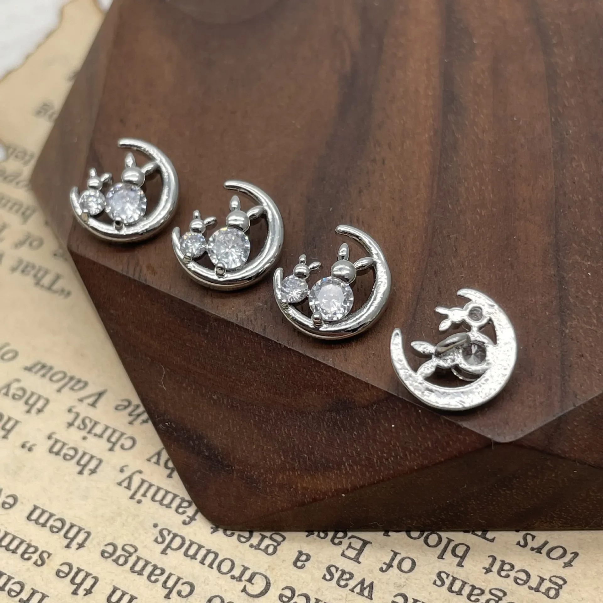 5pc Super Sparkling Crystal Zircon Buttons Cubic for Clothing DIY Decorative Cardigan Shirt Jacket DIY Jewelry Accessories