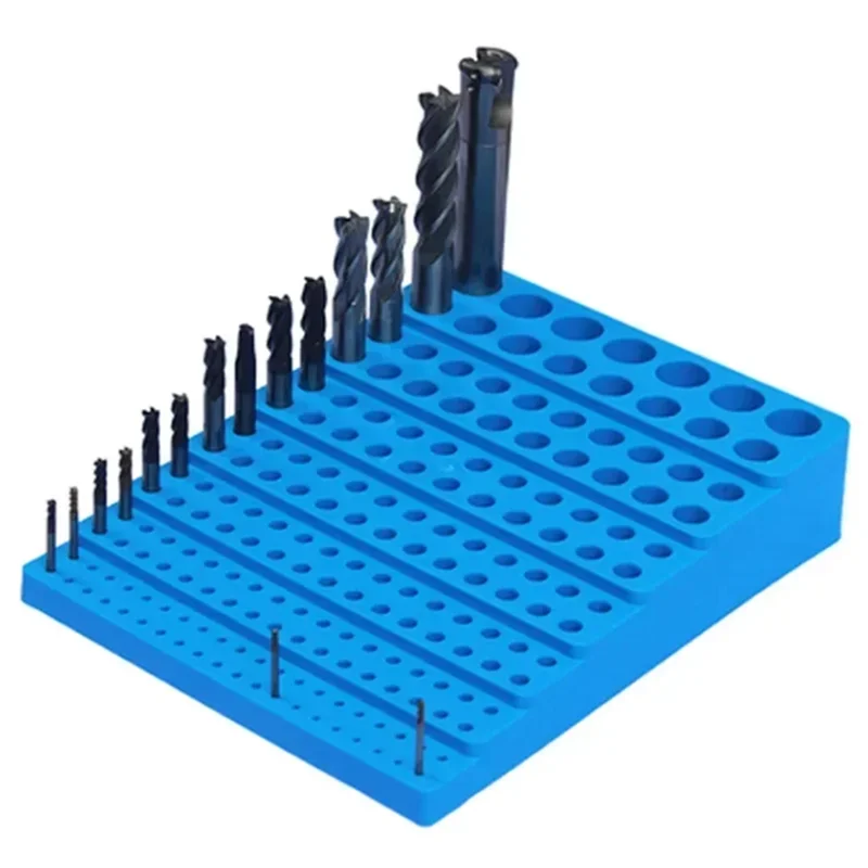 

AB66-Plastic Storage Box 187 Grid Milling Cutter Drill Bit CNC Tool Organizer Reamer Barrel-Frame Tool Accessories Placer 1Pc