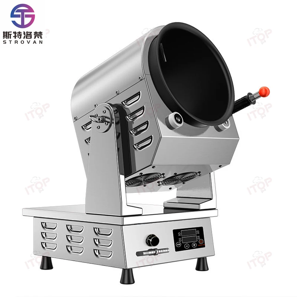 STLF JW Newest Fried Rice Making Machine Kitchen Equipment Cooking Robot for Restaurant