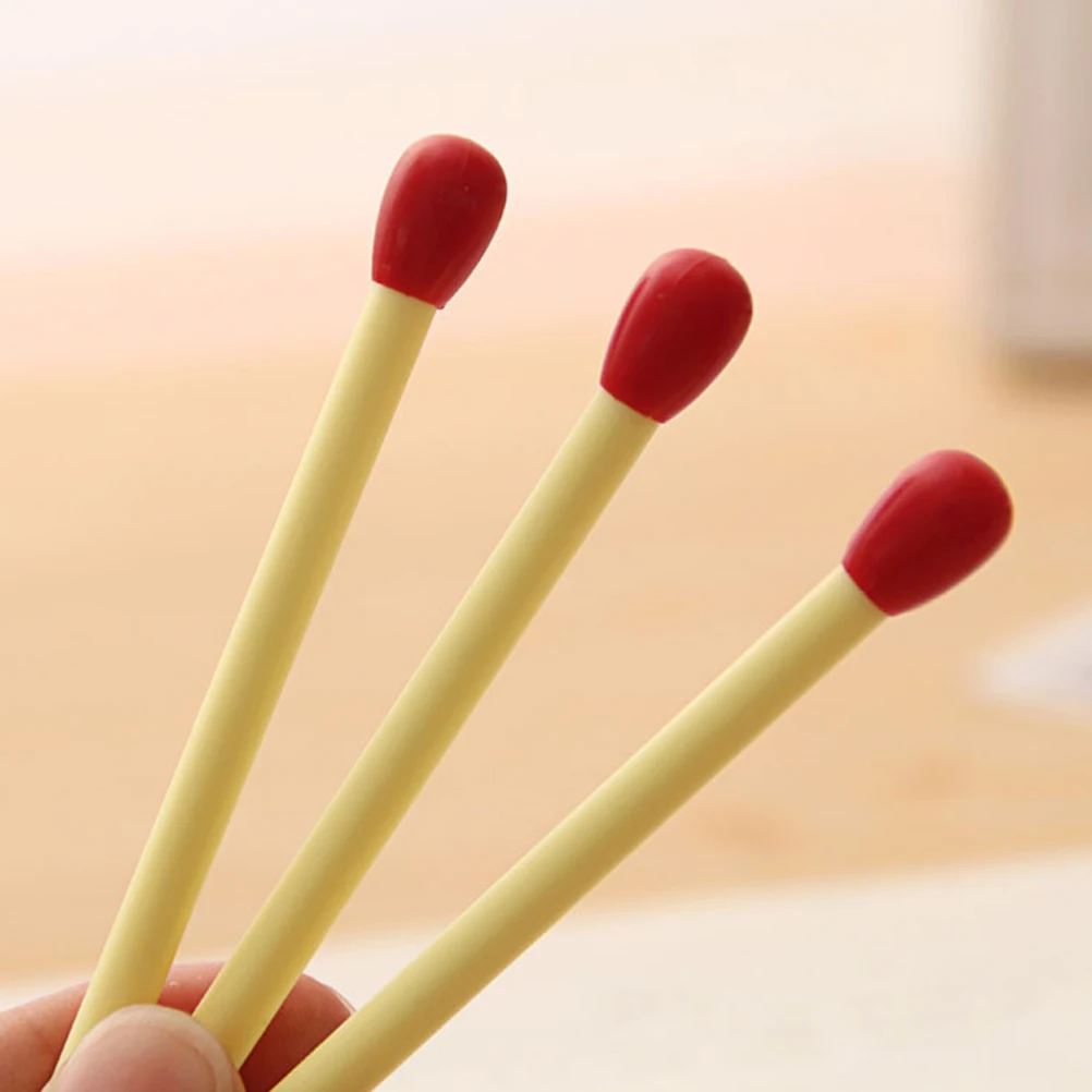 

Match-shaped Ballpoint Pens Creative Small Coloured Portable Cartoon Plastic Children Fun Prank Toy Graduation Gifts Promotional