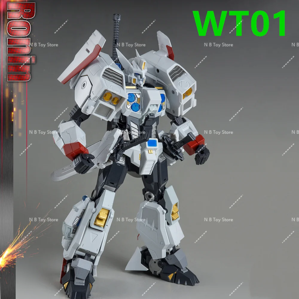 Robot Ronin Robot-actiefiguur, speelgoed met doos, prachtige transformatie, Trans WT01, WT-01, wit, meesterwerk