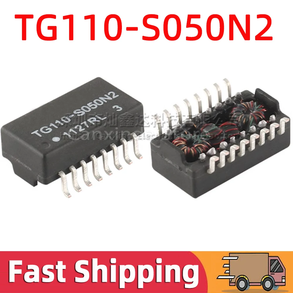 

2pcs TG110-S050N2 SOP16 TG110-S050N2 TG110 S050 SMD Network Transforme Ethernet Isolation LAN Transformer Isolated Choke Filter