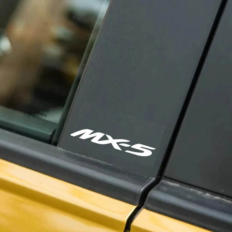 

4Pcs Car Body Sticker For Mazda MX5 MX-5 Auto threshold Decoration Accessories