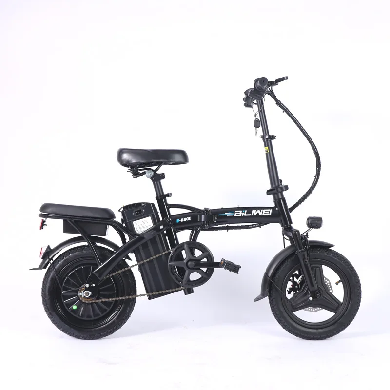 Folding Electric Bike Adult 48V 500W Ultra-Light Portable Lithium Battery Rear Hub Motor Bicycle Commuter City Ebike