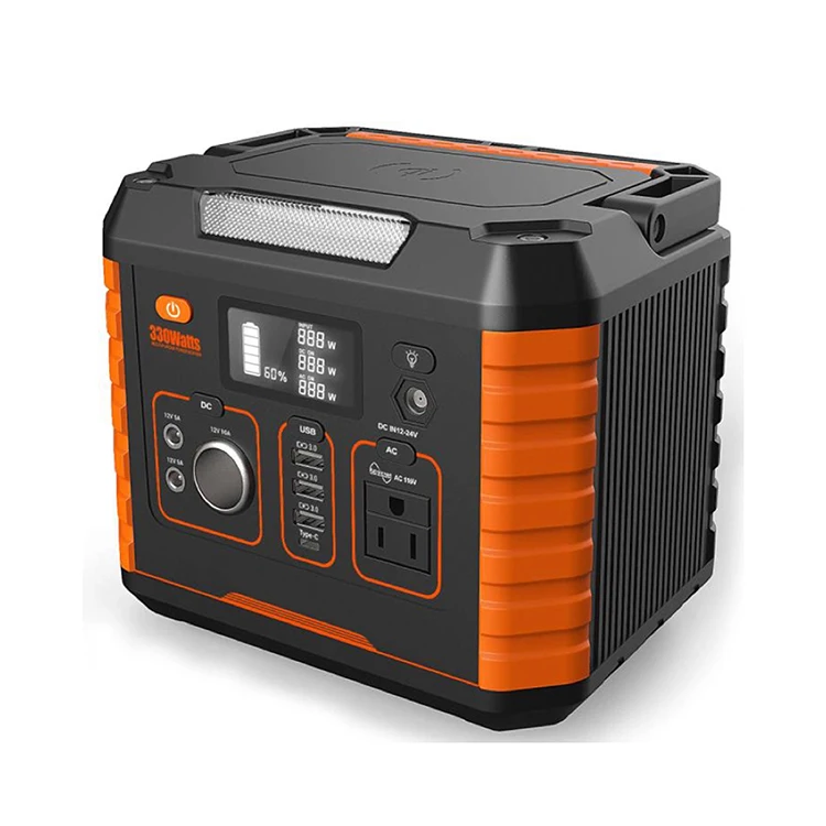 

Emergency Power Supply Wireless Phone Charging 330w Battery Power Bank Generator Portable Solar Power Station