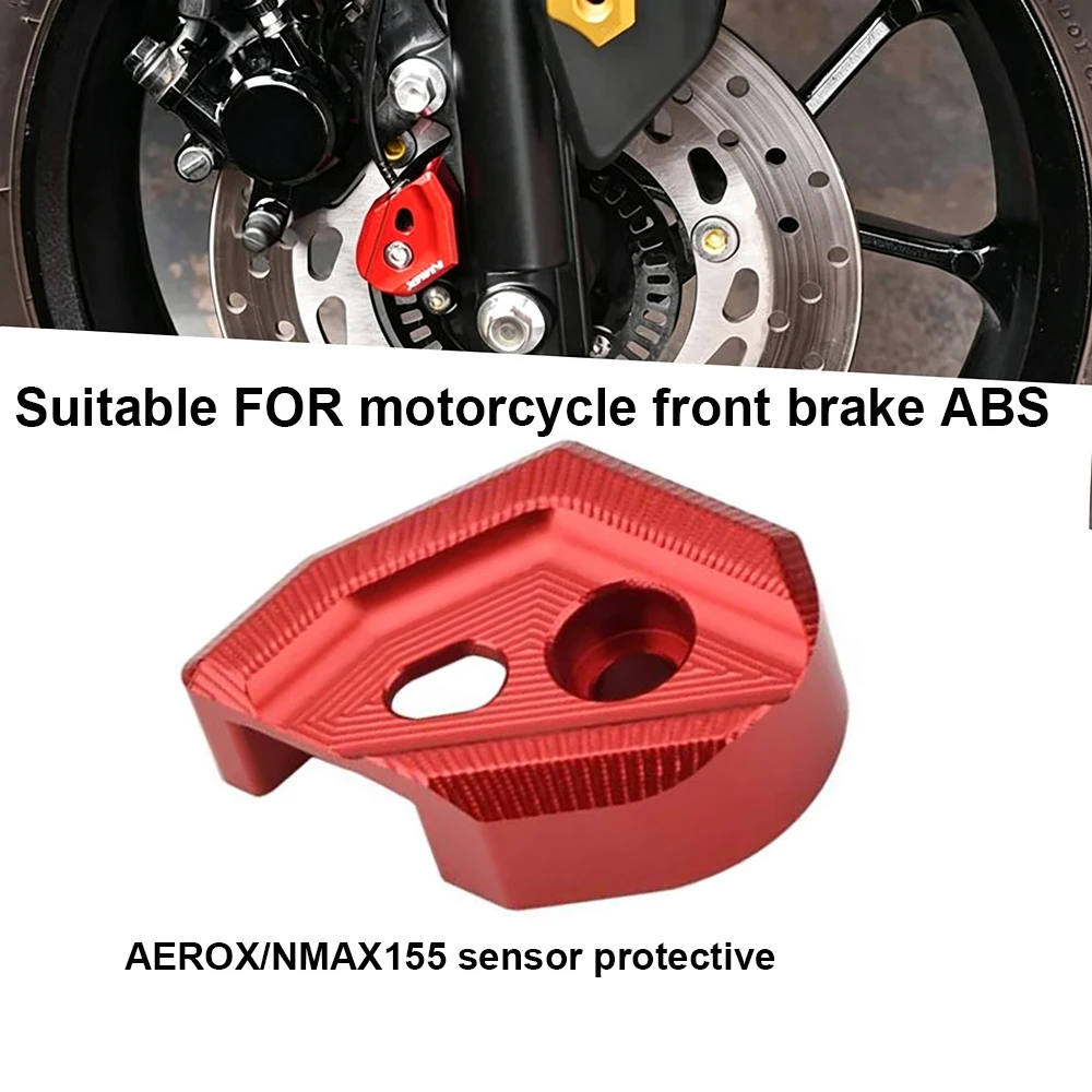 Front wheel ABS sensor protective cover suitable FOR  AEROX/NMAX155 motorcycle modification parts aluminum alloy
