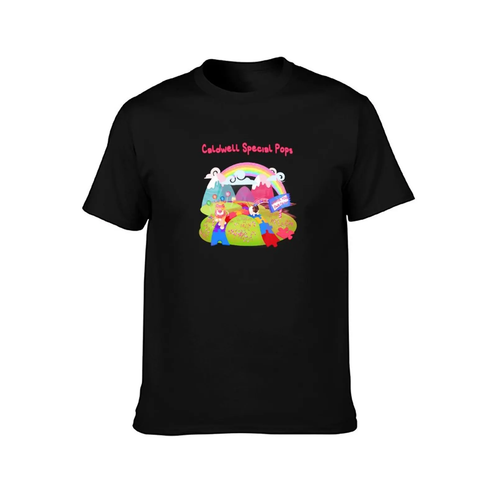 Caldwell pops T-Shirt Art Pattern Printed Casual Top T-Shirt