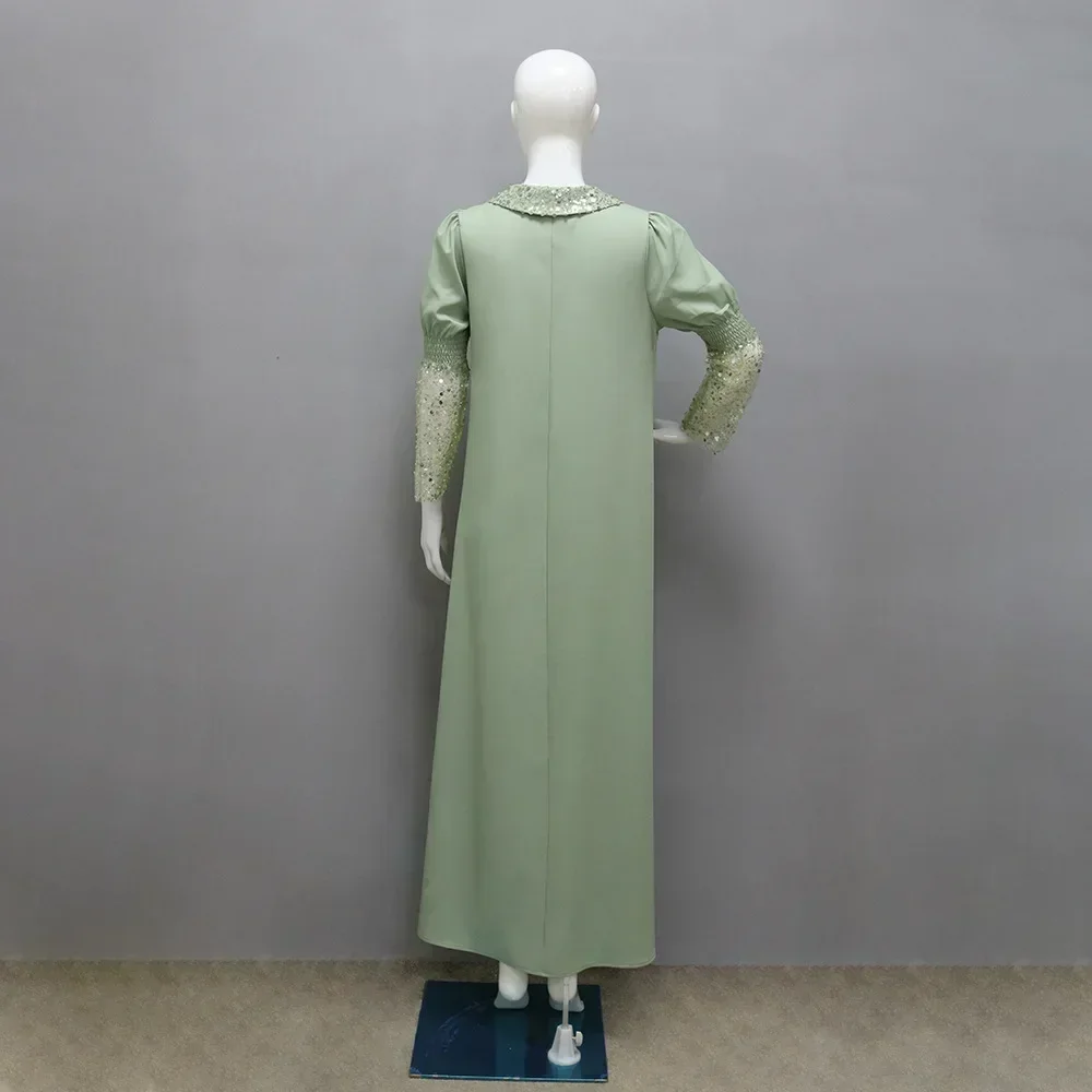 عبايات عيد ترتر للنساء فستان ماكسي إسلامي 2025 دبي عباية رمضان إسلام جلابية قفطان مغربي نسائي قفطان تركي