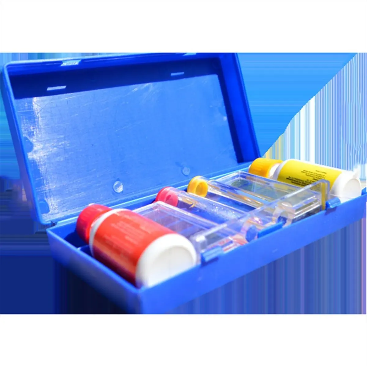 Kits de Prueba de Agua para Piscinas y Spas ABPP, Kits de Prueba Química de Agua para Medir el pH y el Cloro Libre, Caja de Prueba de Agua Ácido-Base