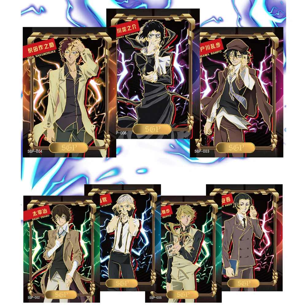 Tarjetas de Anime Bungo Stray Dogs, SHUOKA, Nakajima, ACG, TCG, CCG, caja de refuerzo de Anime japonés, regalo de juguetes y pasatiempos Doujin,