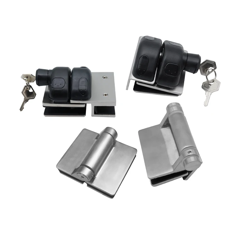 

Stainless Steel Glass Door Hinged Door Lock Glass Latch for Frameless Glass Balustrade Pool Fence
