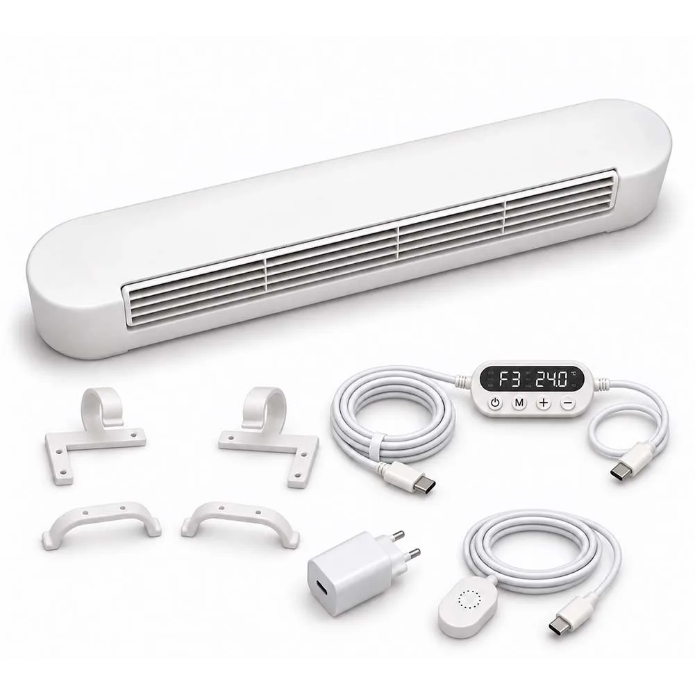 Smart 3 in 1 Fan for Radiator Heat Recycling Heated Towel Rail Alignment and Localized Airflow with Digital Timer and Wind