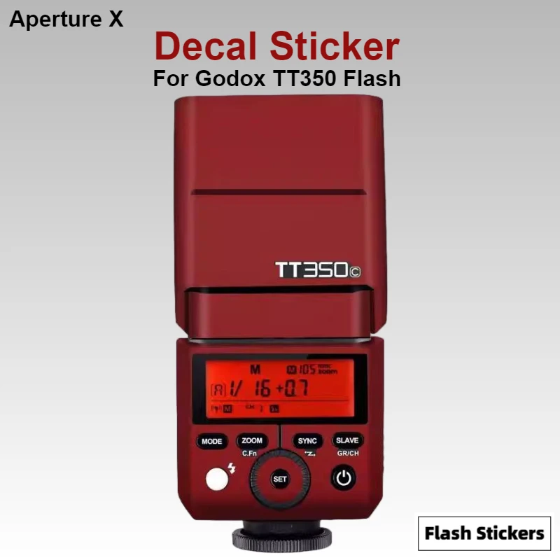 

For Godox TT350C TT350N TT350S TT350F TT350O TT350P Decal Skin Vinyl Wrap Film Camera Flash Protective Sticker Coat TT350