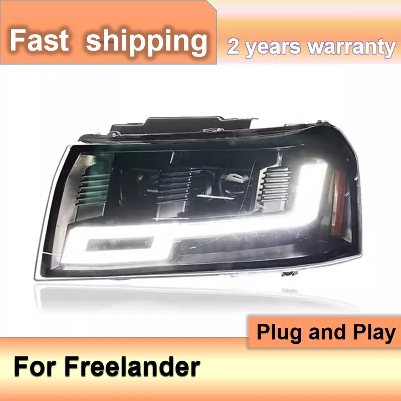 Car Accessories for Land Rover Freelander 2 Headlight 2005-2012 Freelander Head Light DRL Turn Signal High Beam Projector Lens