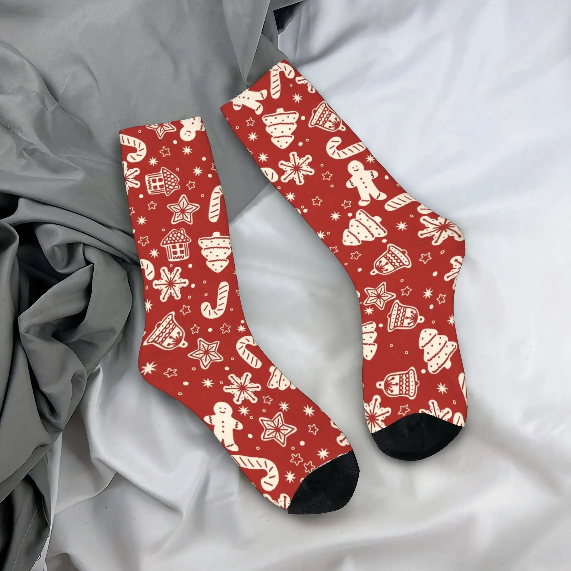 منقوشة وعطلة عيد الميلاد جوارب الرجعية الجوارب الرجال تنفس الجوارب الشتاء في الهواء الطلق مخصص المضادة للانزلاق الجوارب هدية