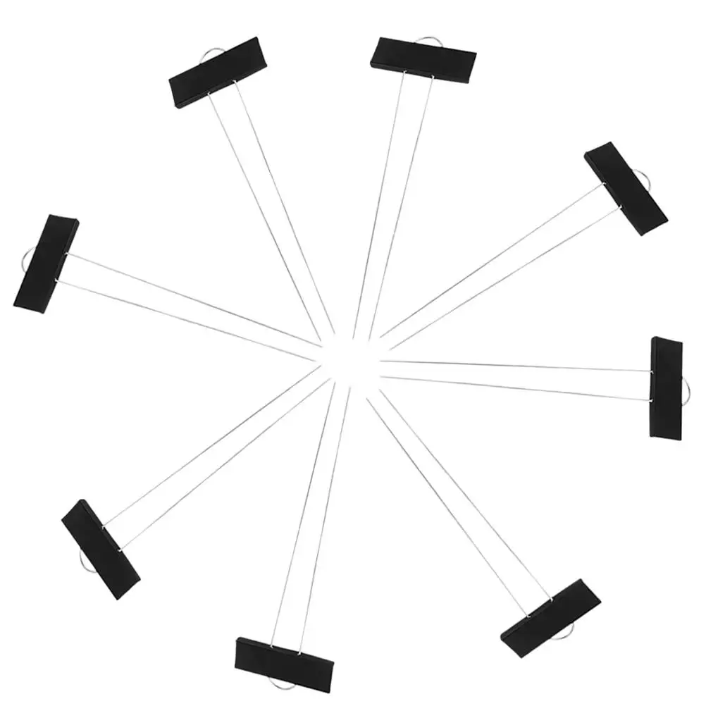 

8 Pcs Metal Plant Labels Iron Garden Markers Blackboard Signs for Seedlings Vegetables Flowers Pot Plants