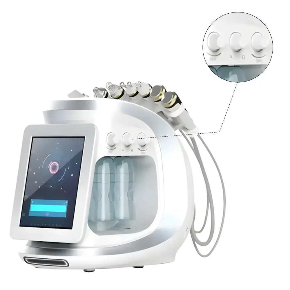 8 In 1 Smart Ice Blue Facial Care Machine For Cleansing, Hydration, Skin Lifting