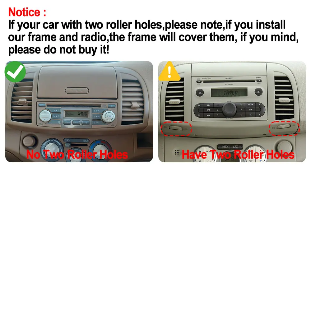 Android 14 Car Radio For Nissan March 3 K12 2002-2010 Stereo Multimedia Video Player Navi GPS CarPlay Autoradio Auto All-in-one