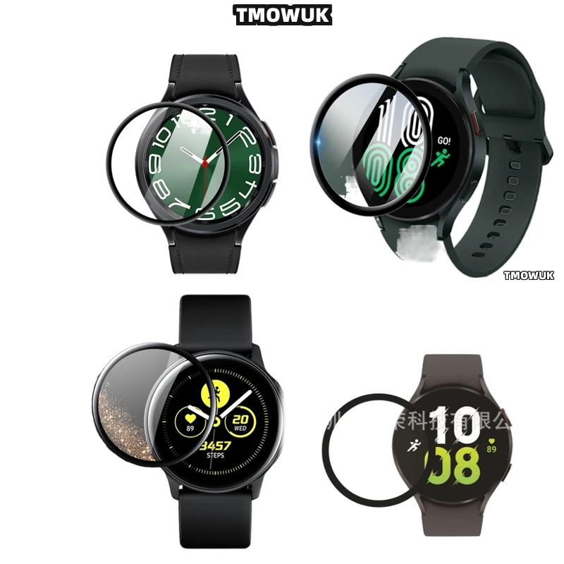

For Samsung Galaxy Watch 4 5 6 7 Ultra FE PRO 47 44 43mm 40mm - Ultra-clear Soft Flexible 3D Curved Screen Protector