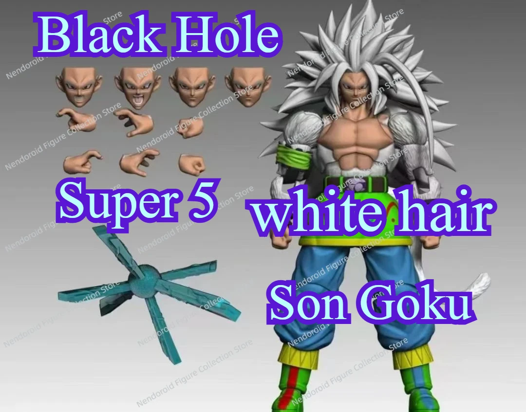 

KW Dragon Ball Black Goku Son Goku Son Gohan Аниме Фигурка Super Saiyan Movie Version Dbz Модель с несколькими аксессуарами