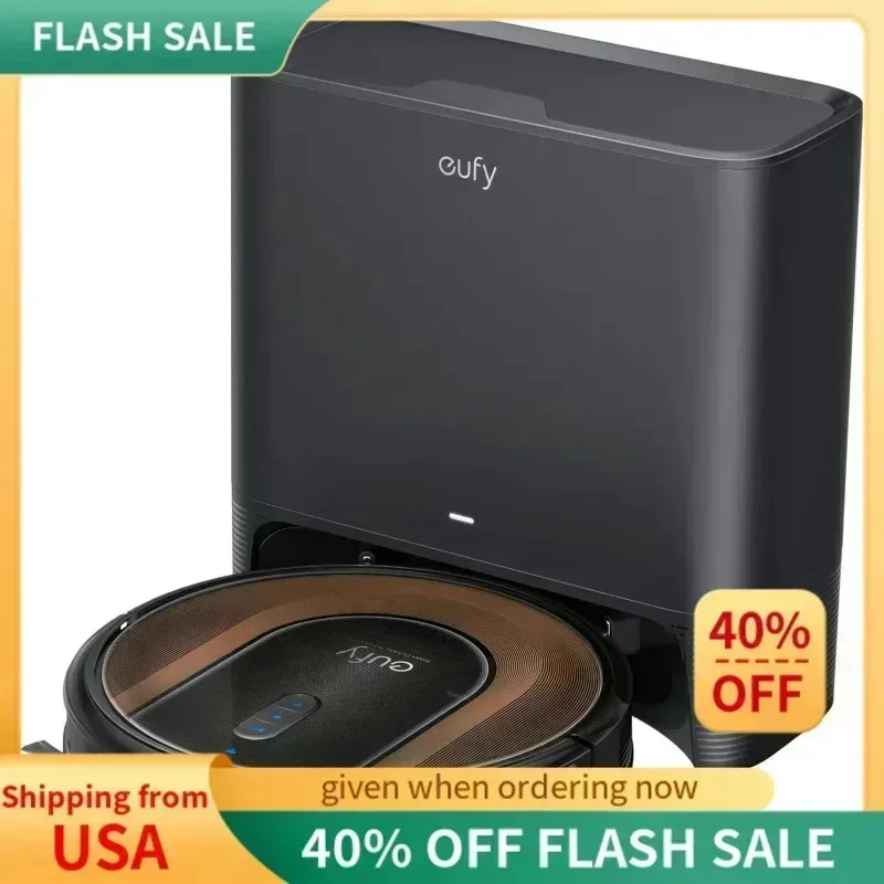 QZA4-Ceufy Clean by Anker,RoboVac G30 Hybrid SES,2-in-1 Sweep and mop,Self-Emptying Robot Vacuum,Dynamic Navigation,Allergy,