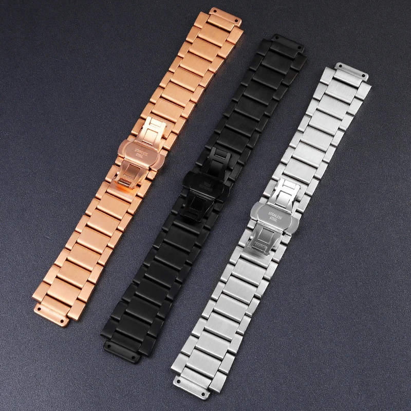 For Hublot Yubo Watch Strap Big Bang Classic Fusion Men Women Solid Stainless Steel Watchband Bracelet 27mm*19mm 21*13mm 24*17mm